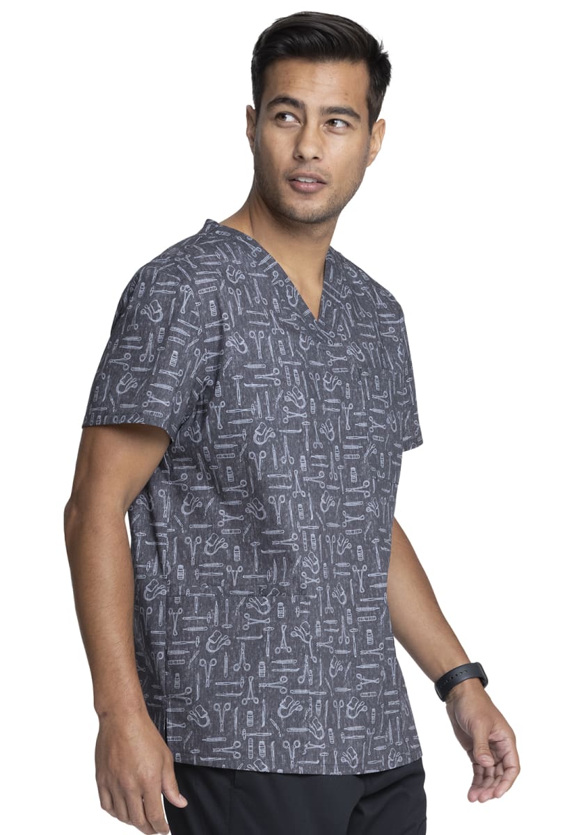 Polera Clínica Estampada Hombre CK691 ITHP