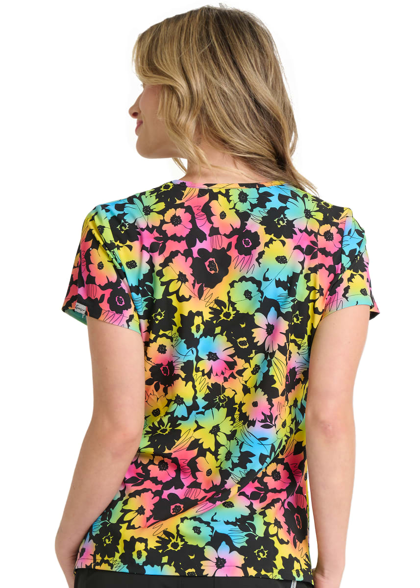 Polera Clínica Estampada Mujer FLGW