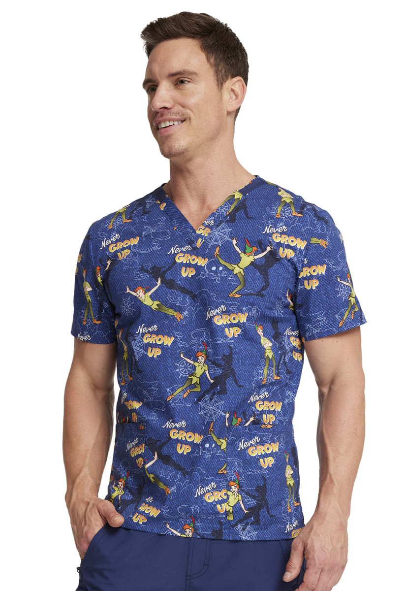 Polera Clínica Estampada Hombre TF728 PEOM
