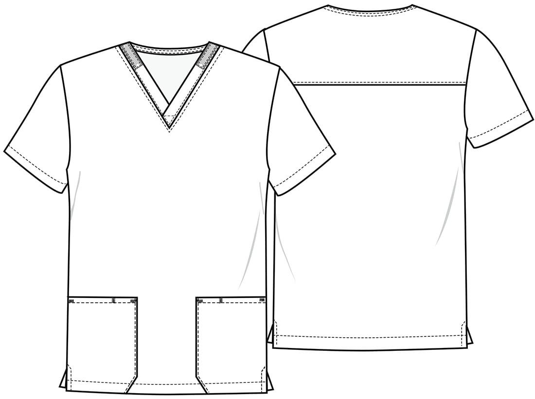 Polera Clínica Estampada Hombre TF728 PEOM