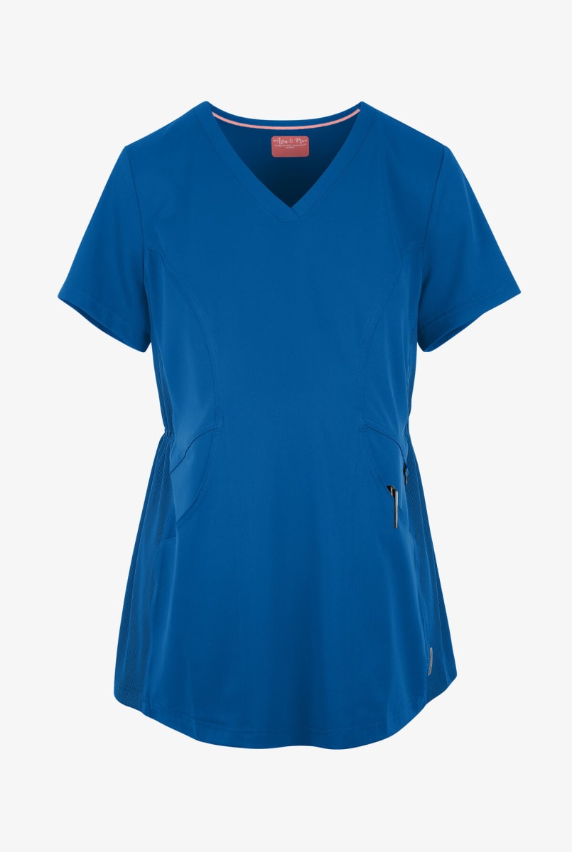 Polera Clínica Mujer Maternal 1121 Azul Rey