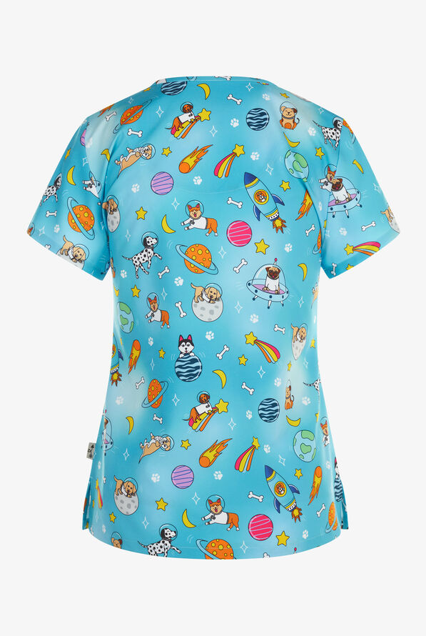 Polera Clínica Estampada Mujer 1054 GLPS