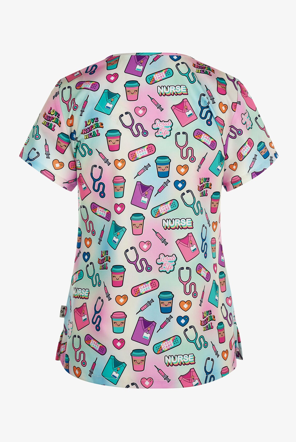 Polera Clínica Estampada Mujer 1054 SBLF