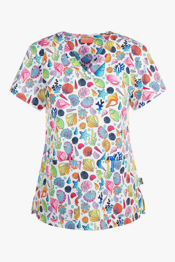 Polera Clínica Estampada Mujer 1054 SHSH