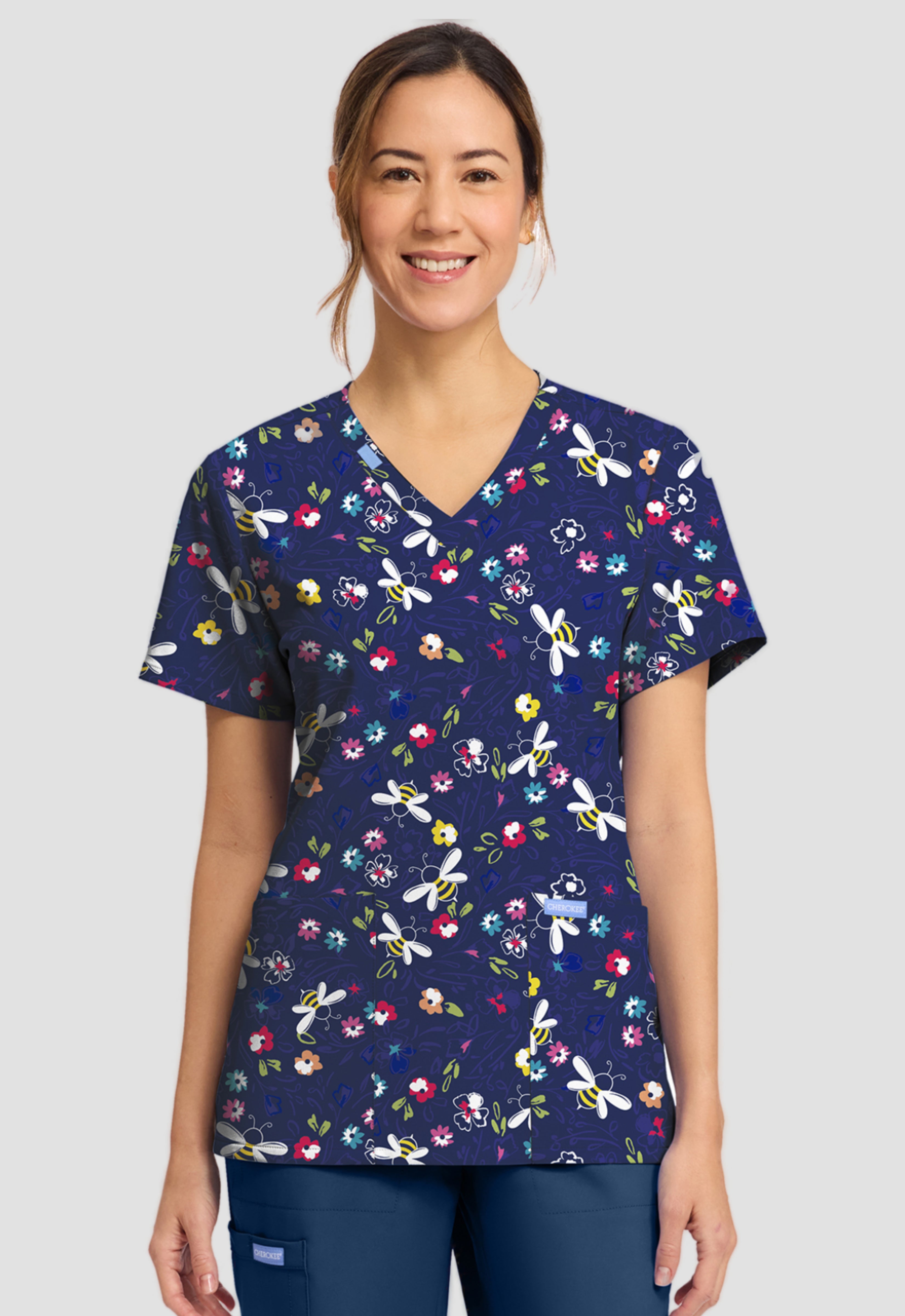 Polera Clínica Estampada Mujer CK856 BMBE