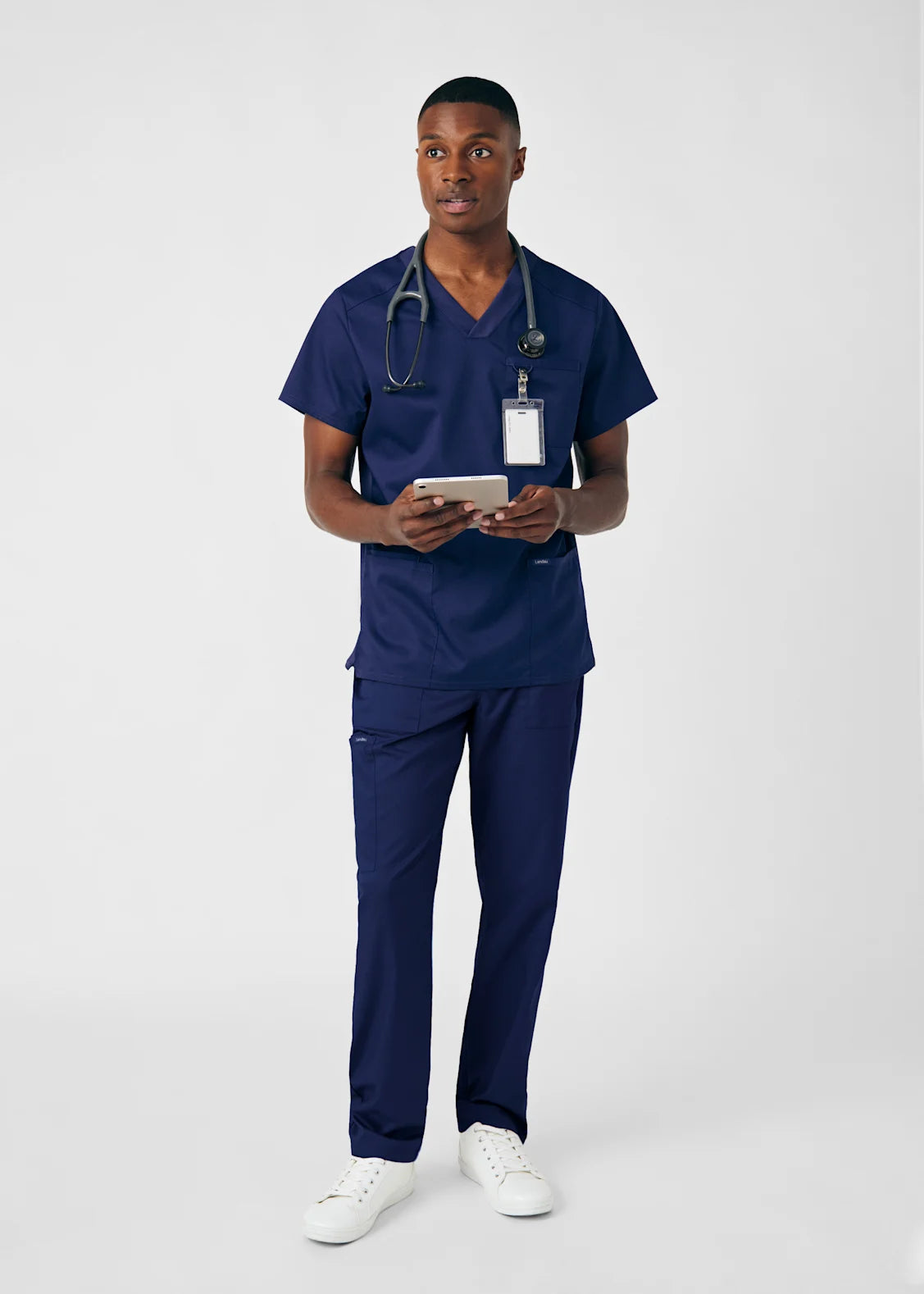 PANTALÓN CLÍNICO HOMBRE PROFLEX AZUL MARINO