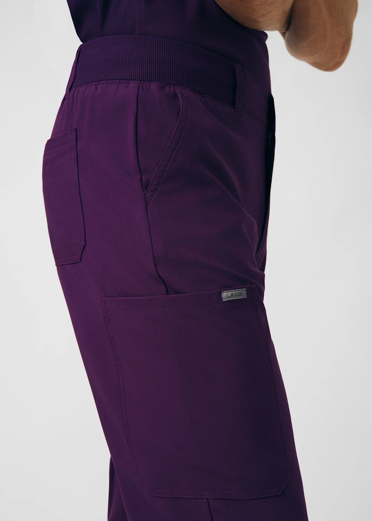 Pantalón Clínico Hombre Forward LB410 Morado Eggplant