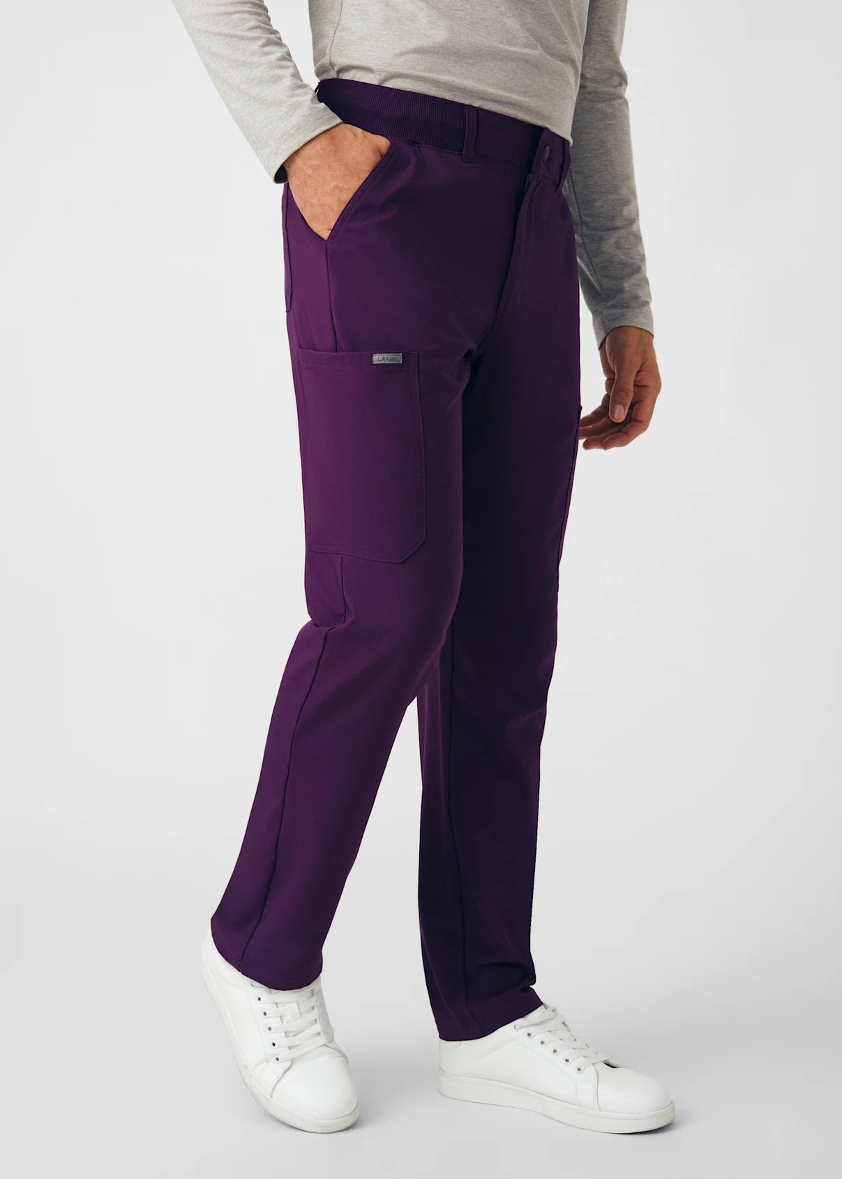Pantalón Clínico Hombre Forward LB410 Morado Eggplant
