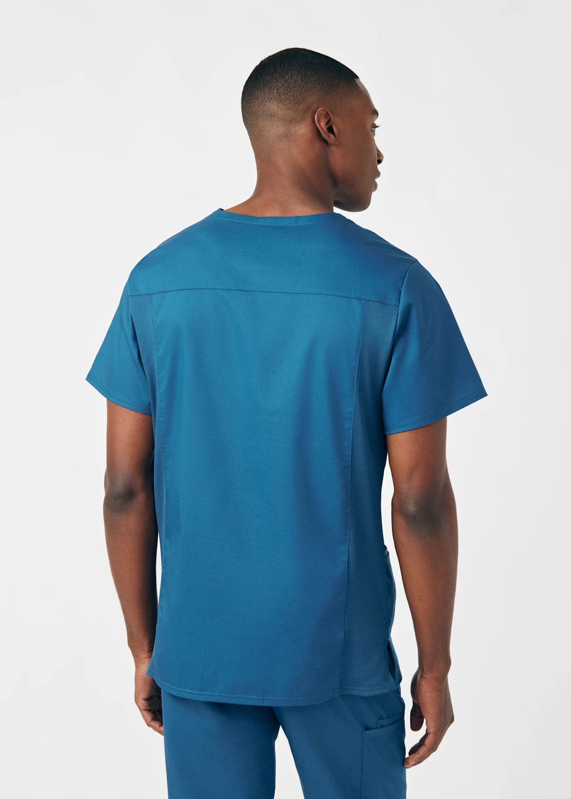 Polera Clínica Hombre Proflex LT109 Caribbean Blue