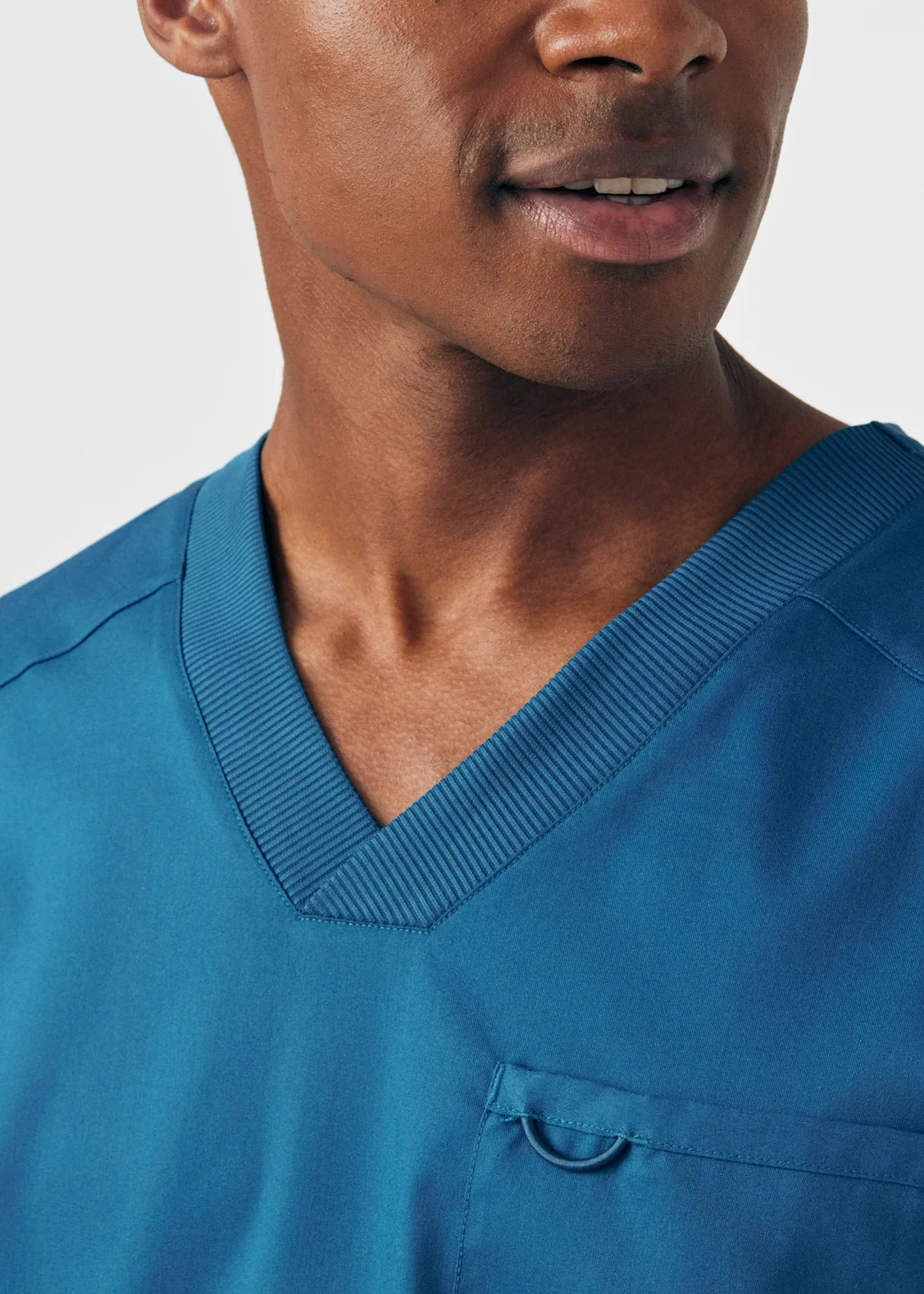 Polera Clínica Hombre Proflex LT109 Caribbean Blue
