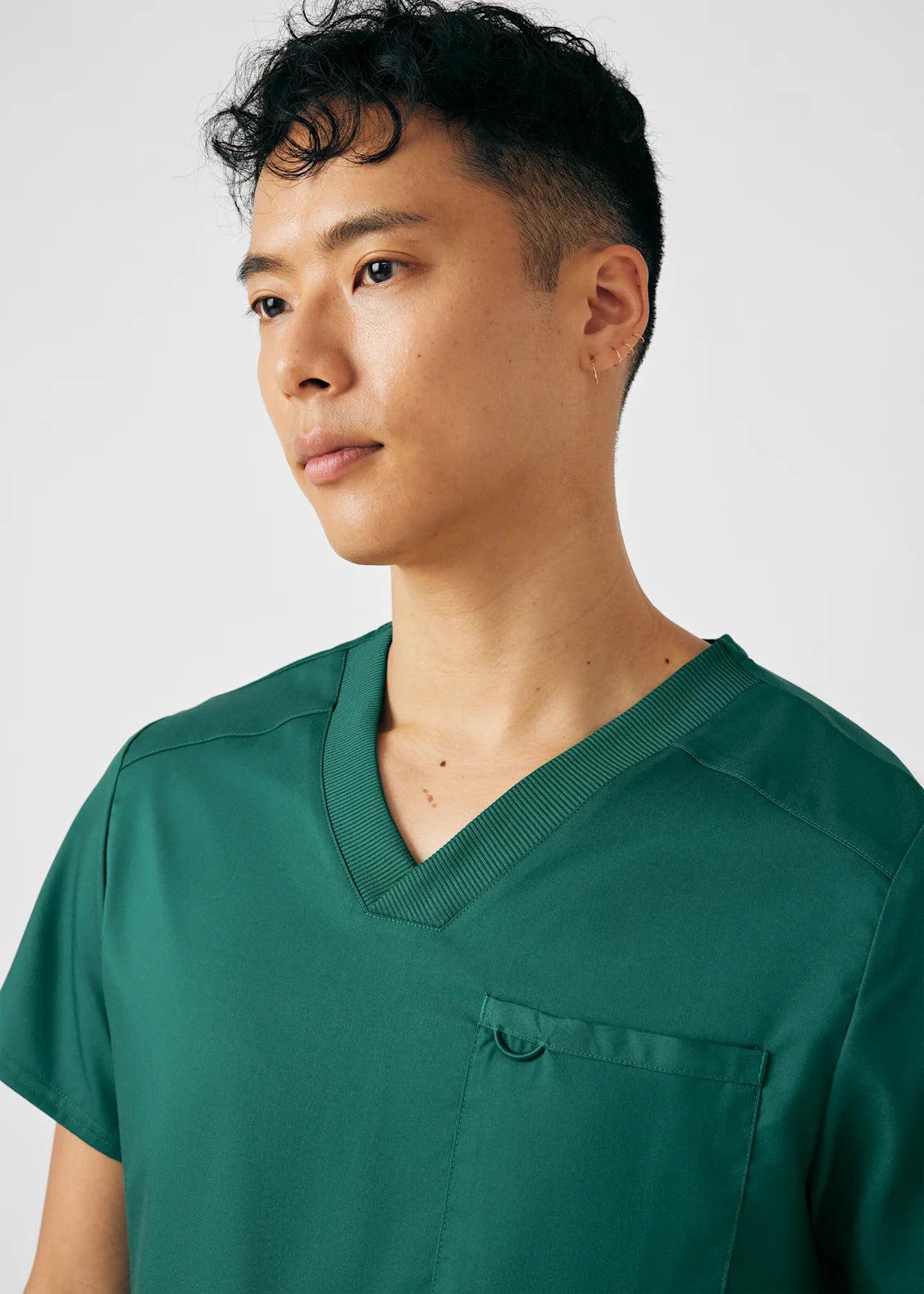 Polera Clínica Hombre Proflex LT109 Hunter