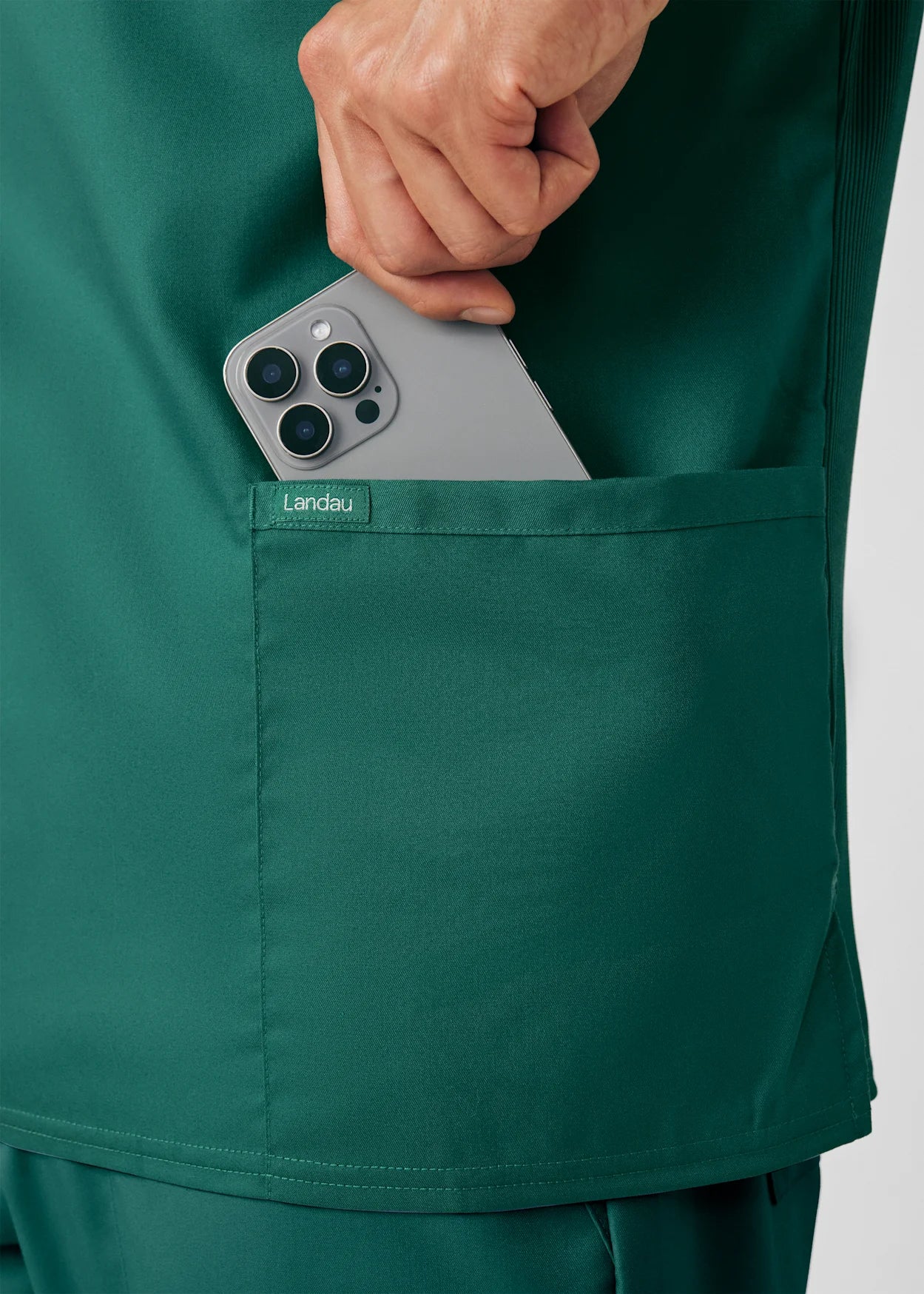 Polera Clínica Hombre Proflex LT109 Hunter