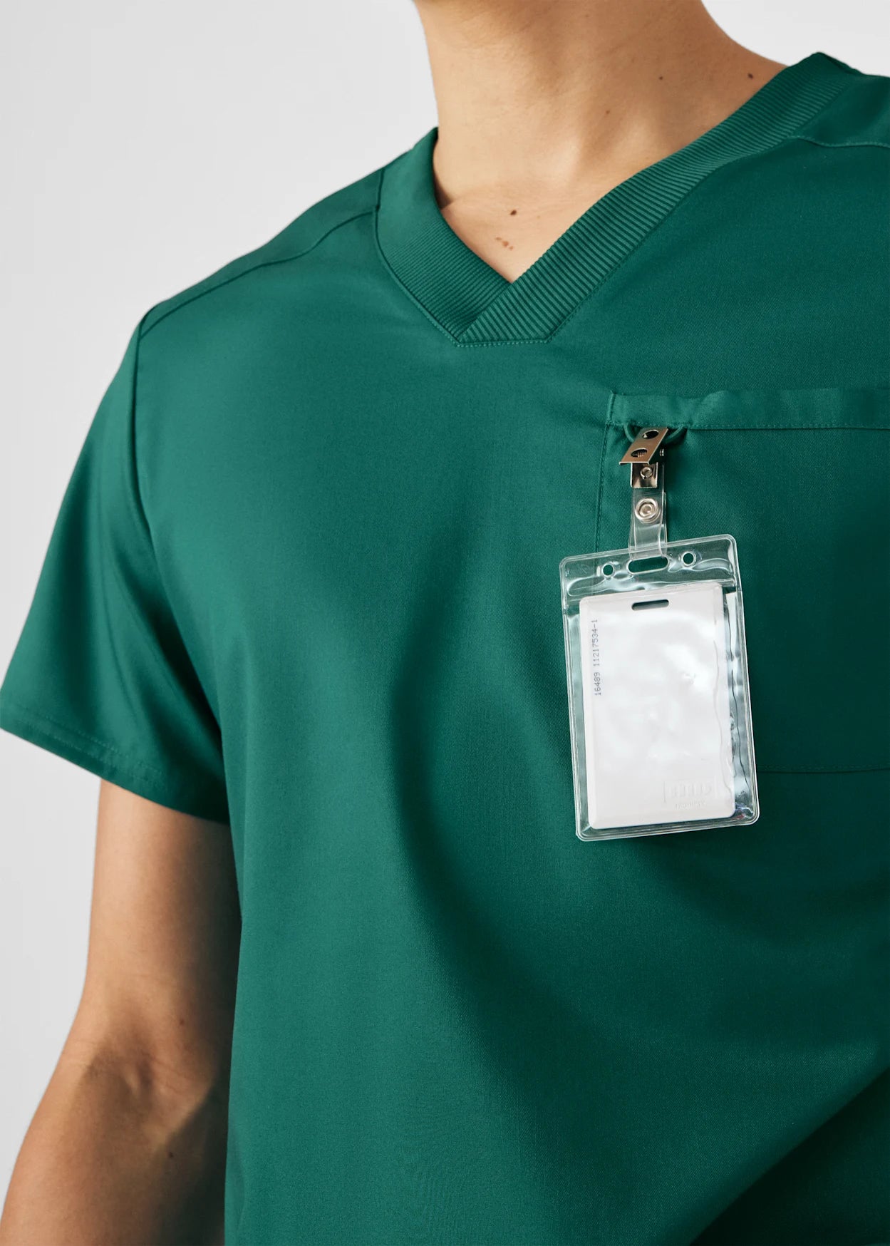 Polera Clínica Hombre Proflex LT109 Hunter