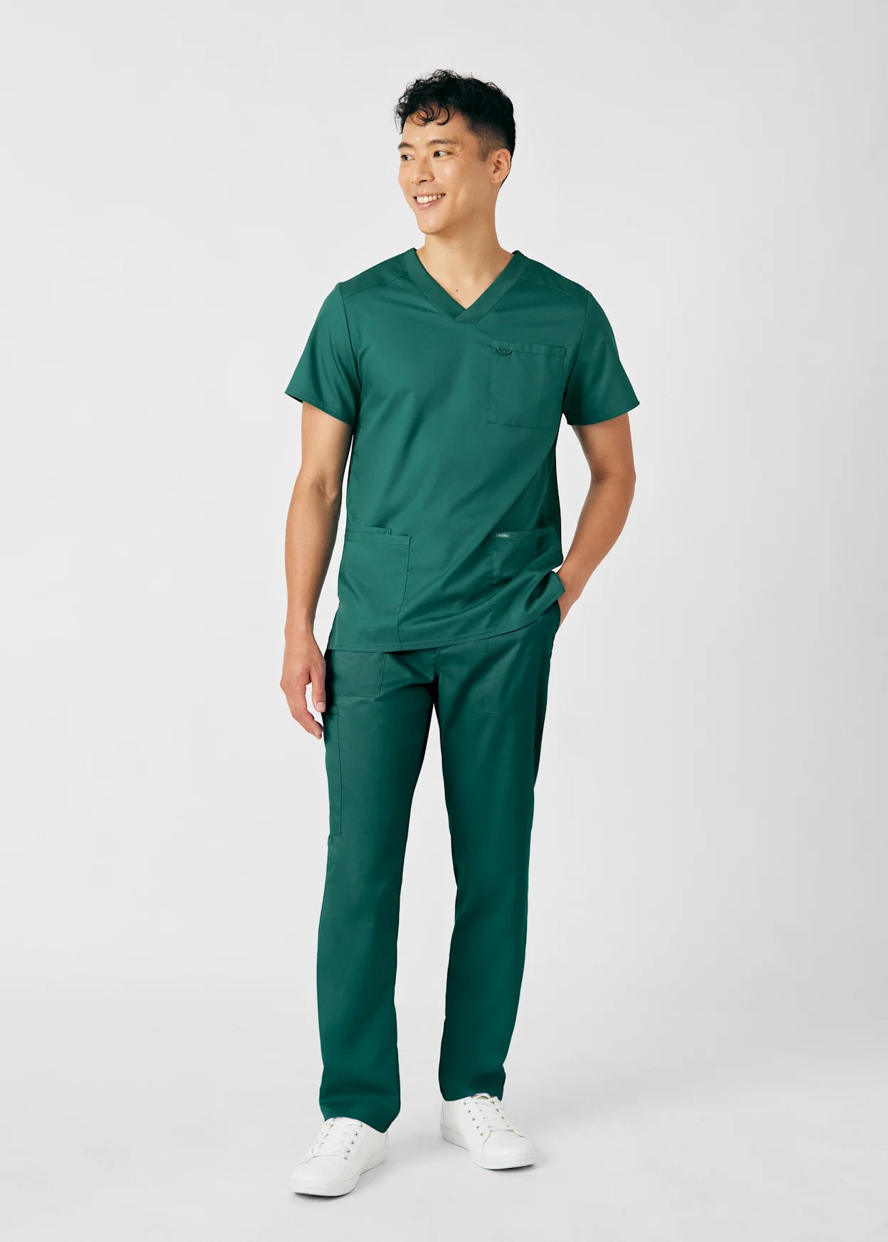 Polera Clínica Hombre Proflex LT109 Hunter