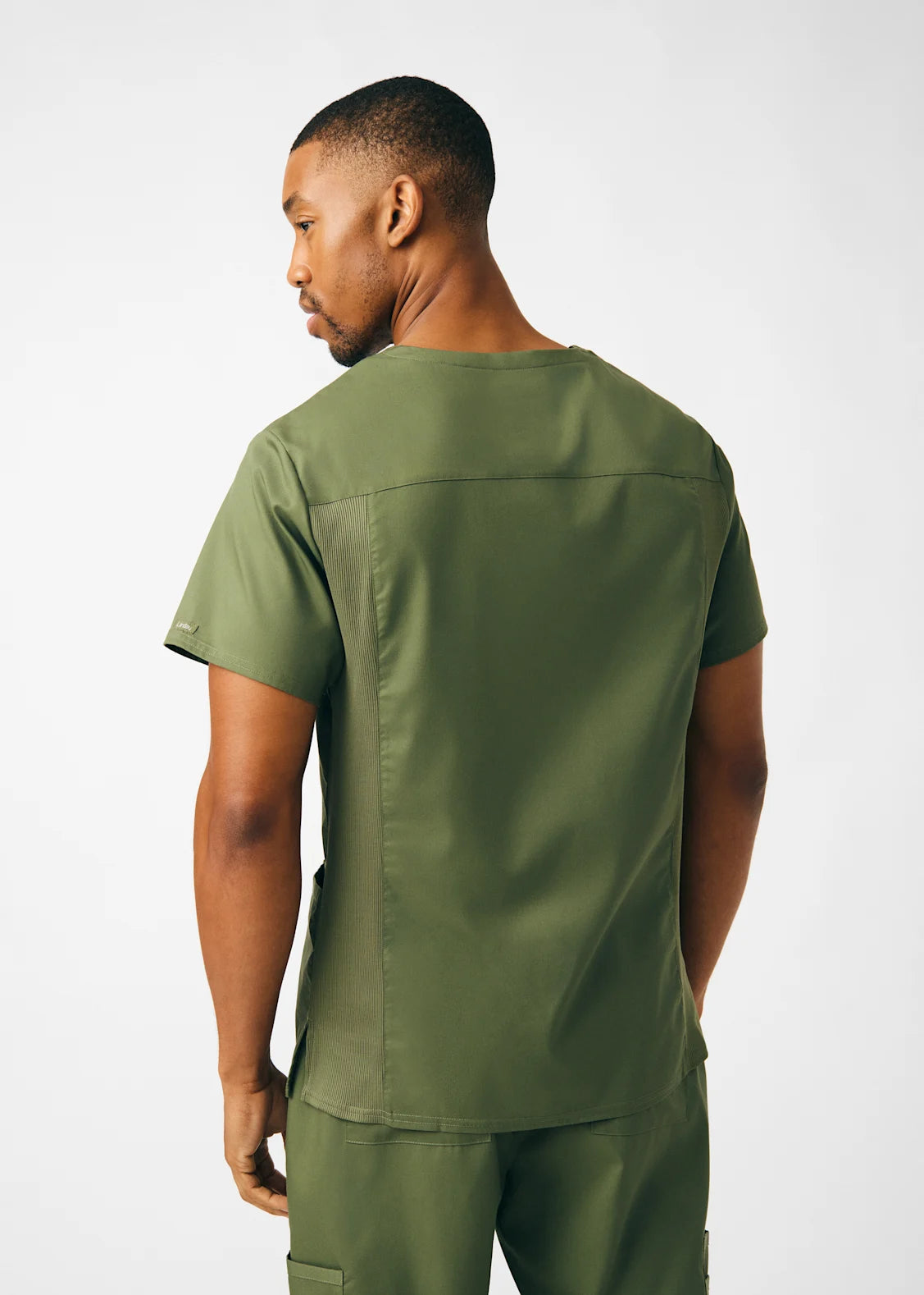 Polera Clínica Hombre Proflex LT109 Olivo