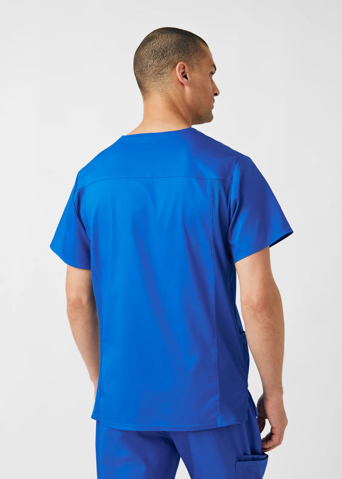 Polera Clínica Hombre Proflex LT109 Azul Rey