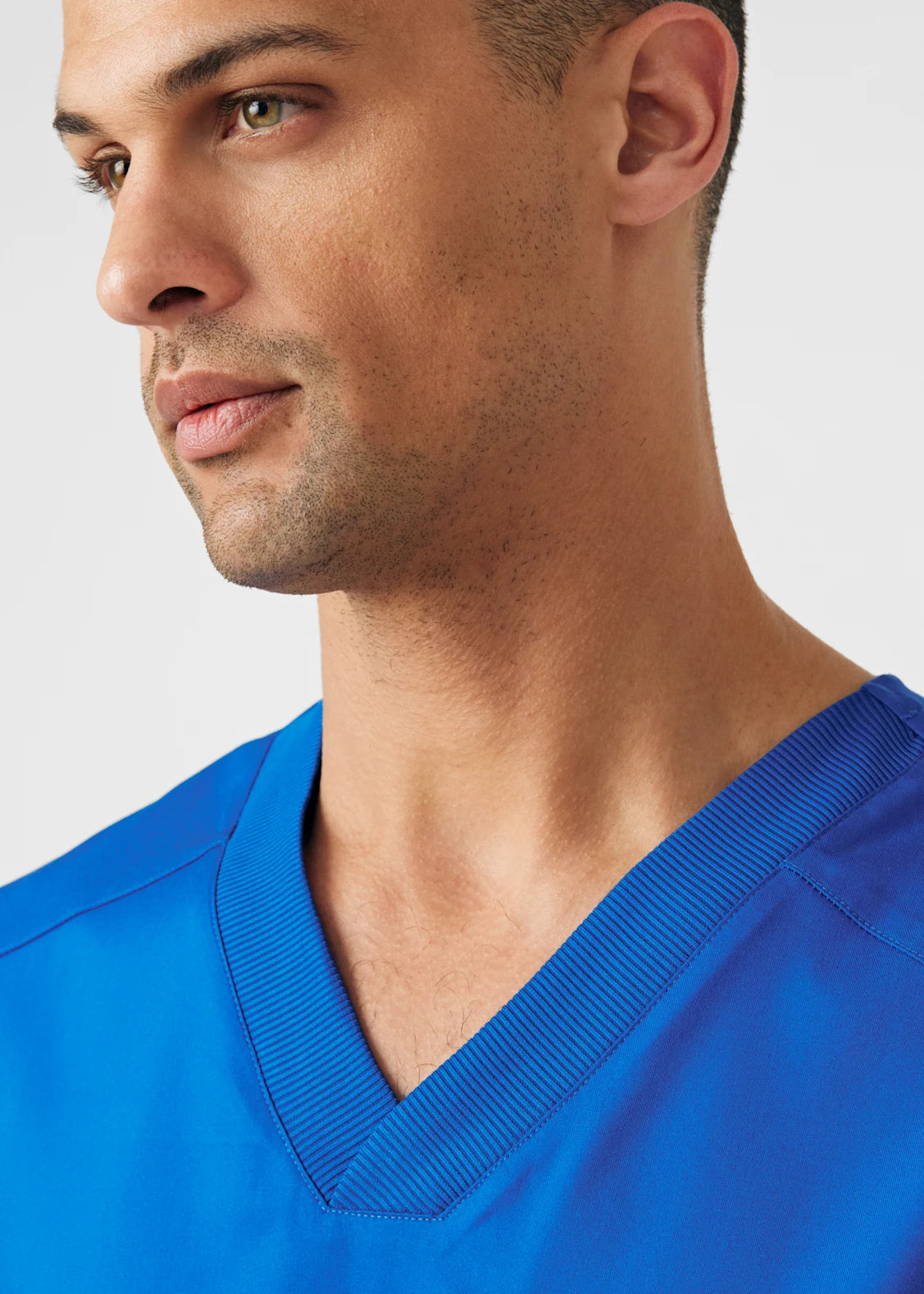 Polera Clínica Hombre Proflex LT109 Azul Rey