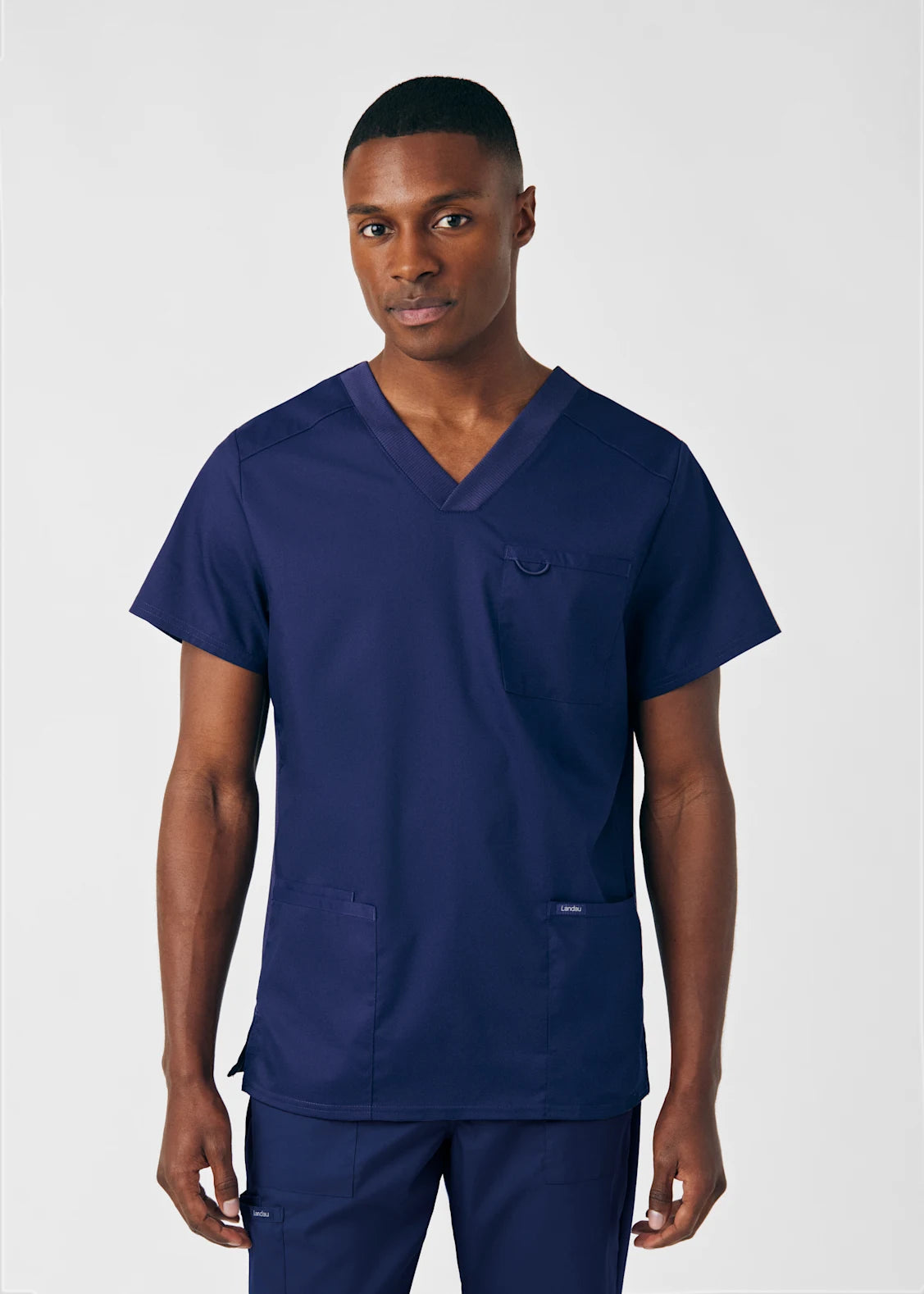 Polera Clínica Hombre Proflex LT109 Azul Marino