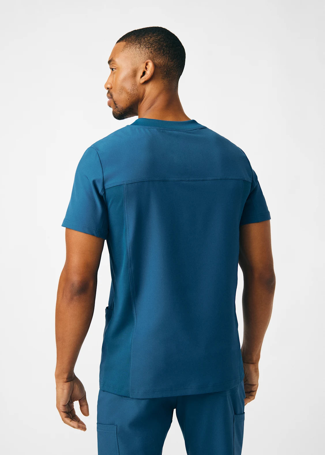 Polera Clínica Hombre Forward LT110 Caribbean Blue