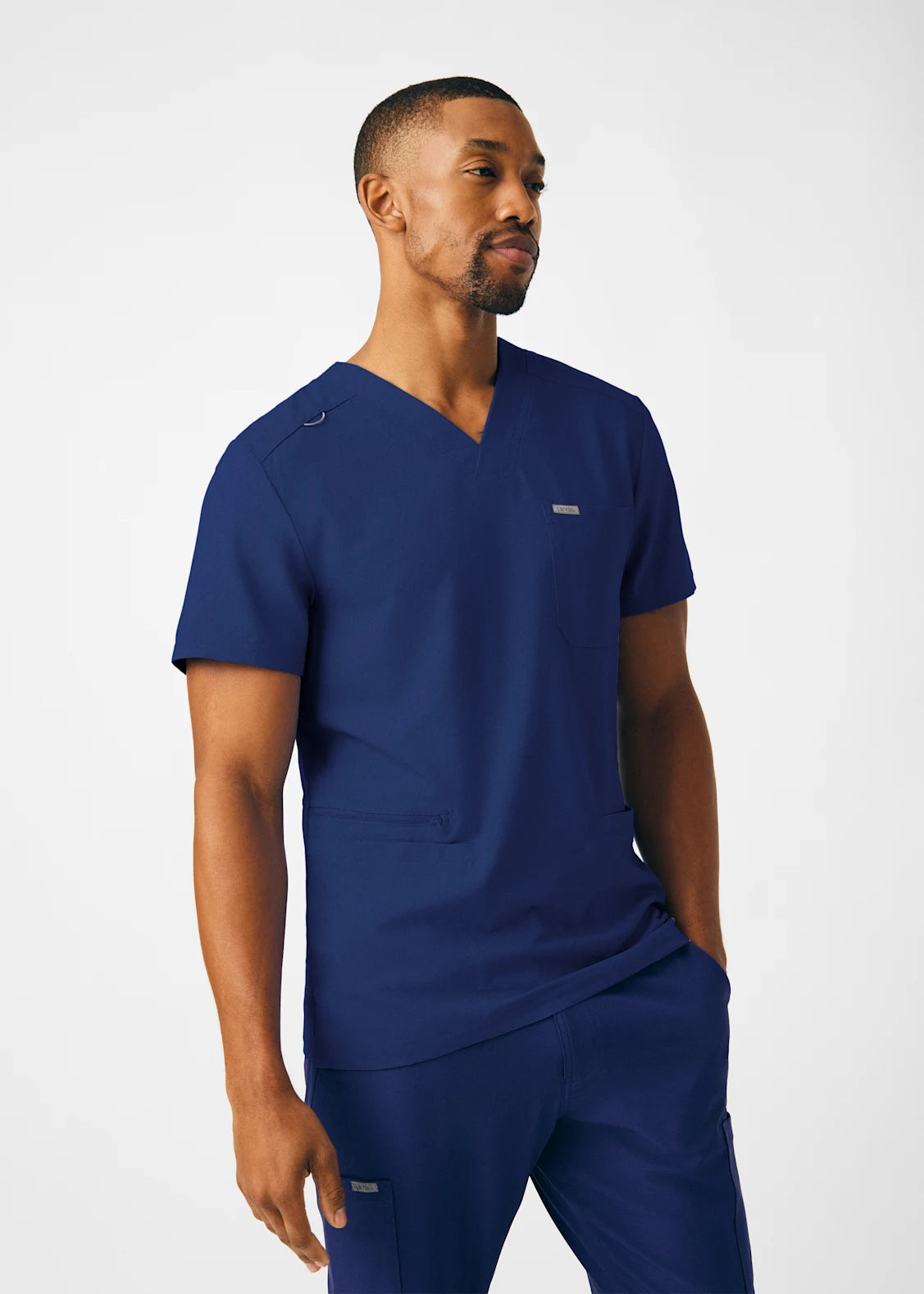 Polera Clínica Hombre Forward LT110 Azul Marino