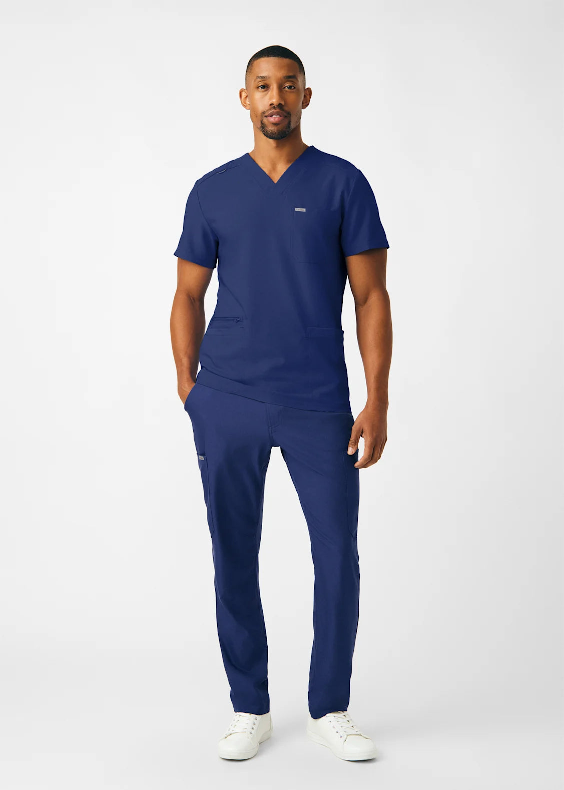 Polera Clínica Hombre Forward LT110 Azul Marino
