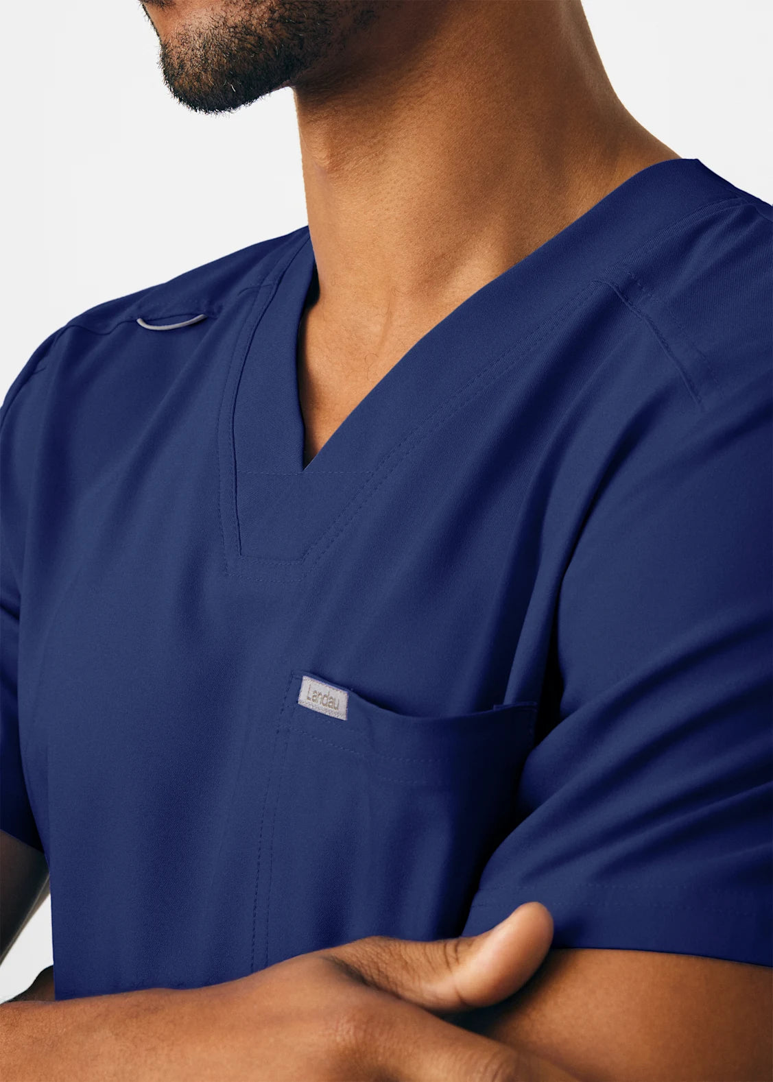 Polera Clínica Hombre Forward LT110 Azul Marino