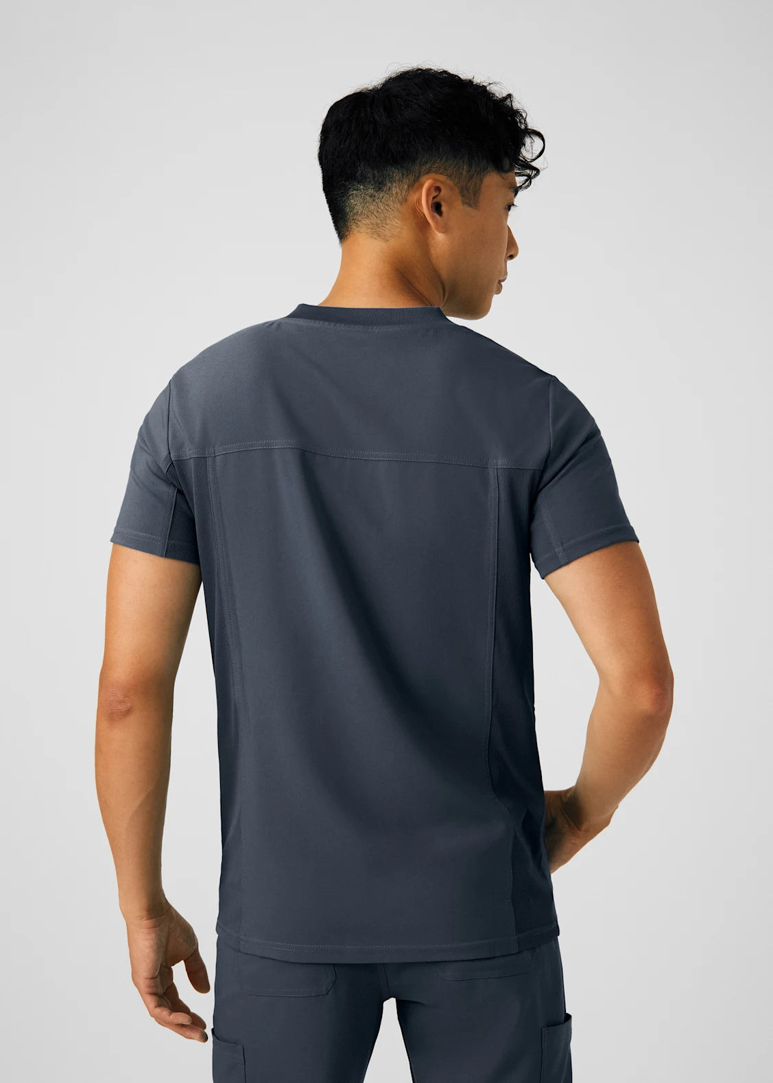 Polera Clínica Hombre Forward LT110 Plomo
