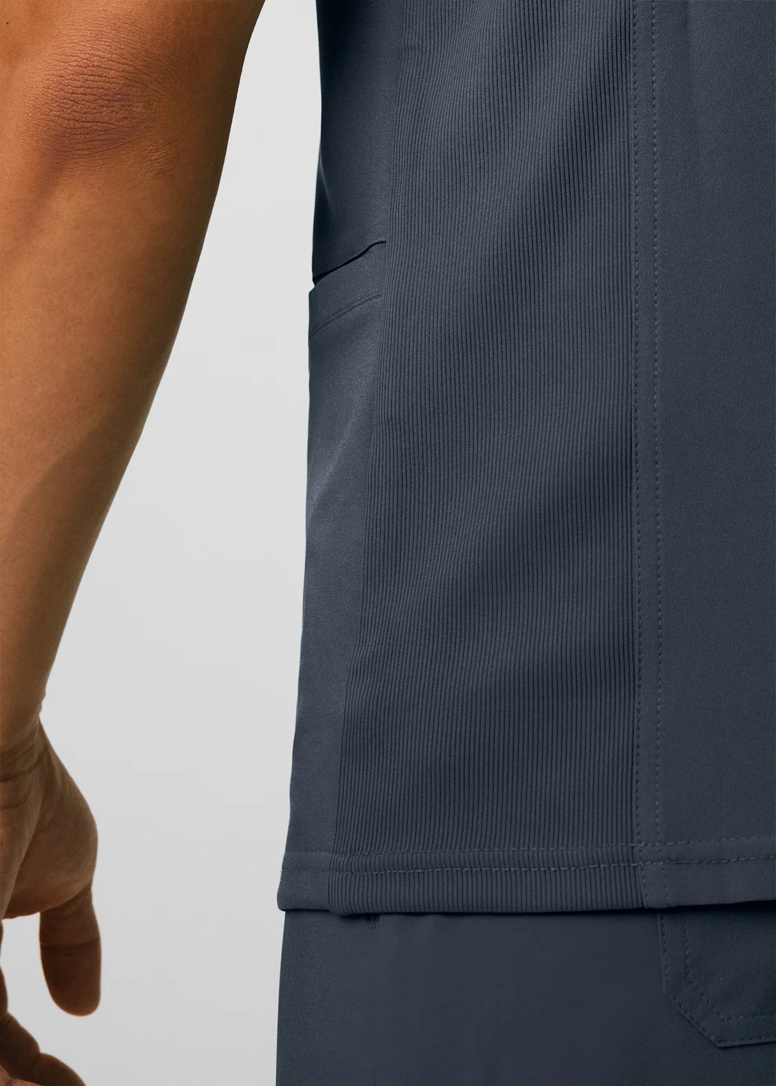 Polera Clínica Hombre Forward LT110 Plomo