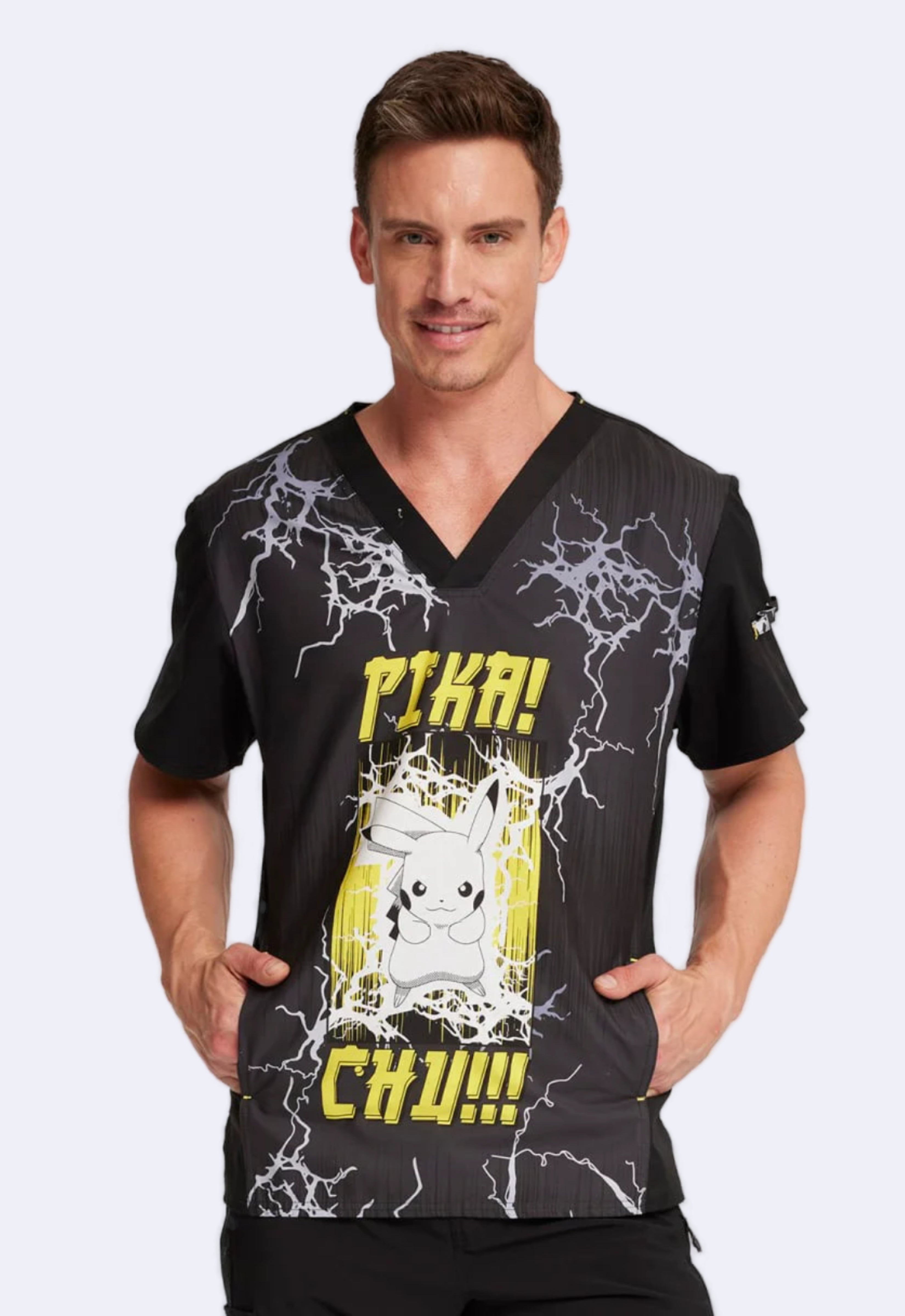 Polera Clínica Estampada Hombre TF760 PMKT