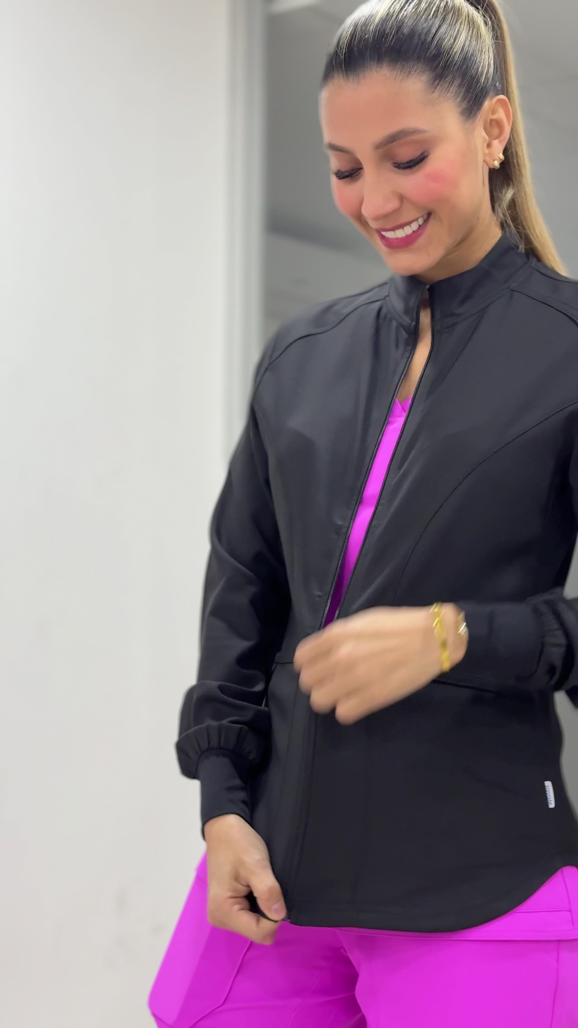 Chaqueta Clínica Mujer Studio 2056 Negro