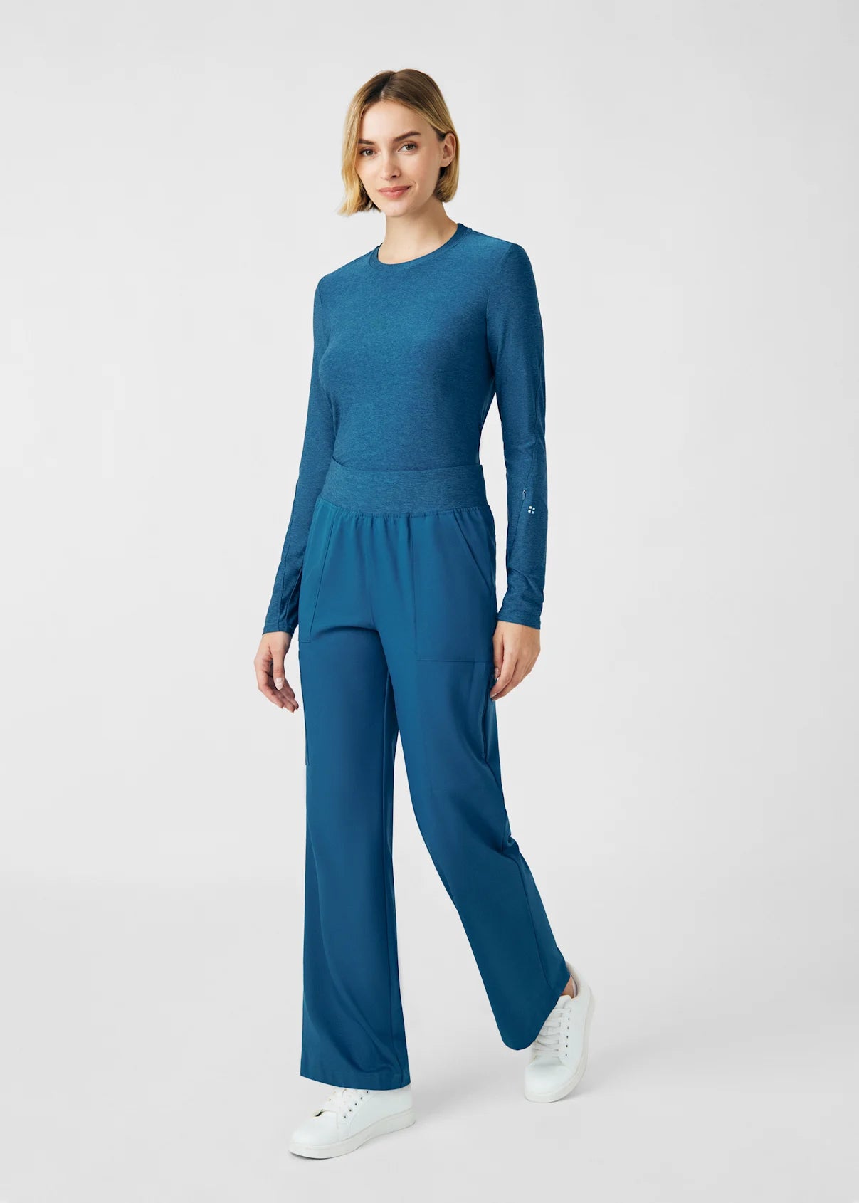 Pantalón Clínico Mujer Vibe WB421 Caribbean Blue