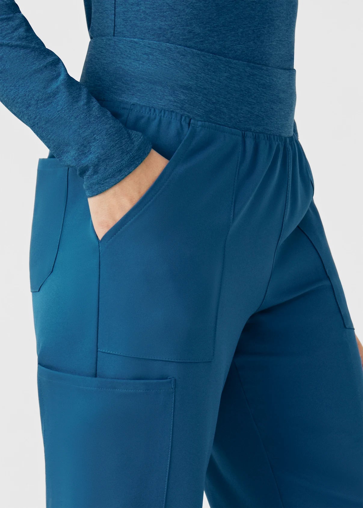 Pantalón Clínico Mujer Vibe WB421 Caribbean Blue