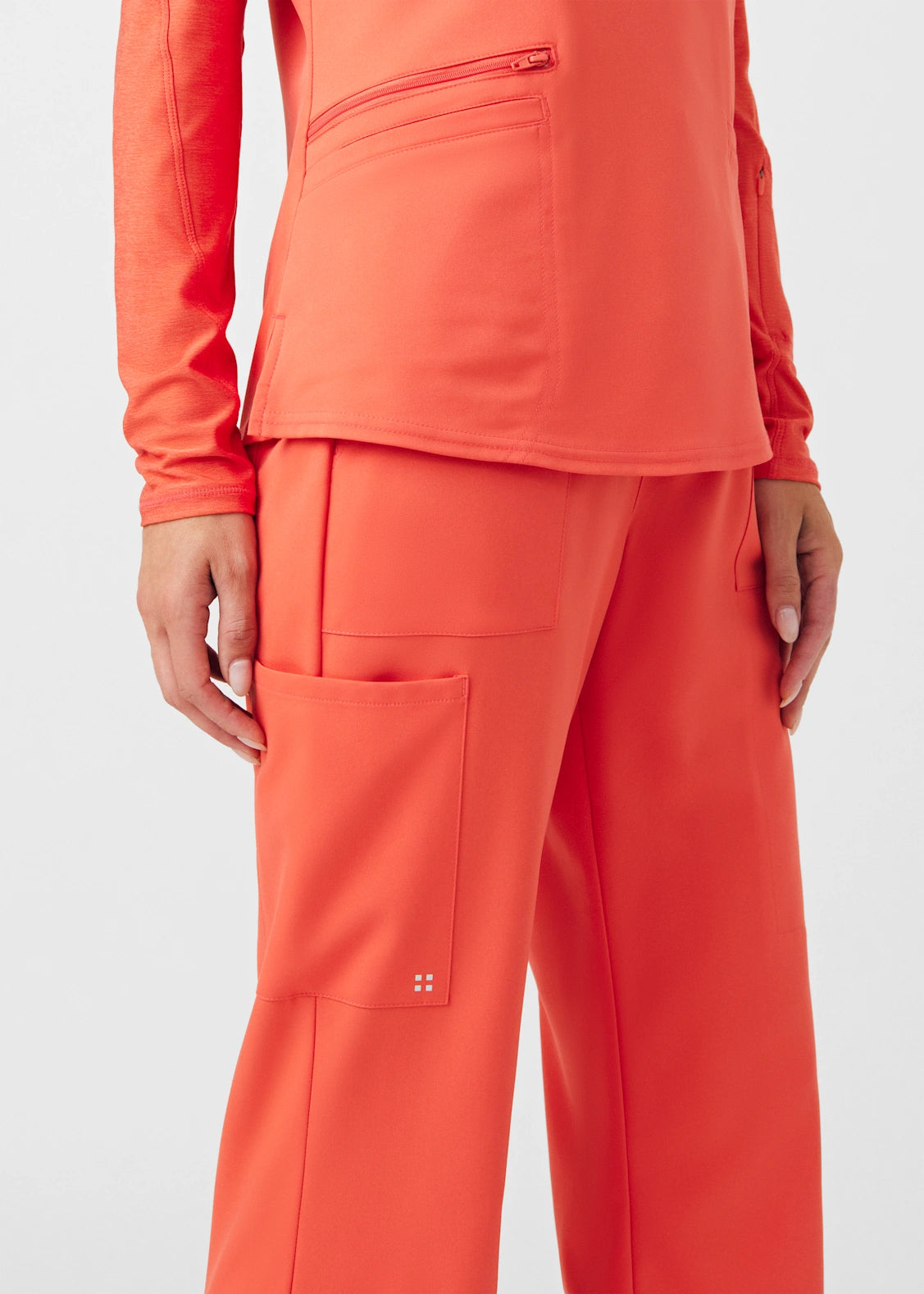 Pantalón Clínico Mujer Vibe WB421 Coral Sunset