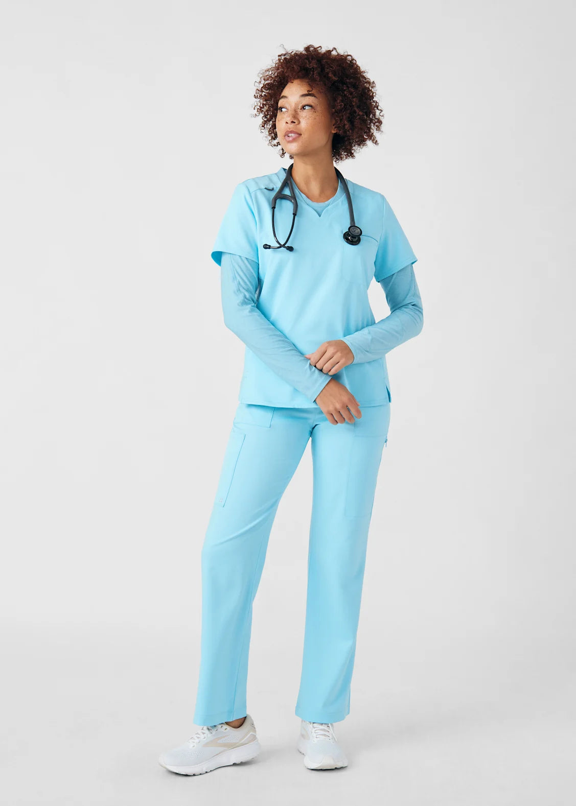 Pantalón Clínico Mujer Vibe WB421 Island Blue