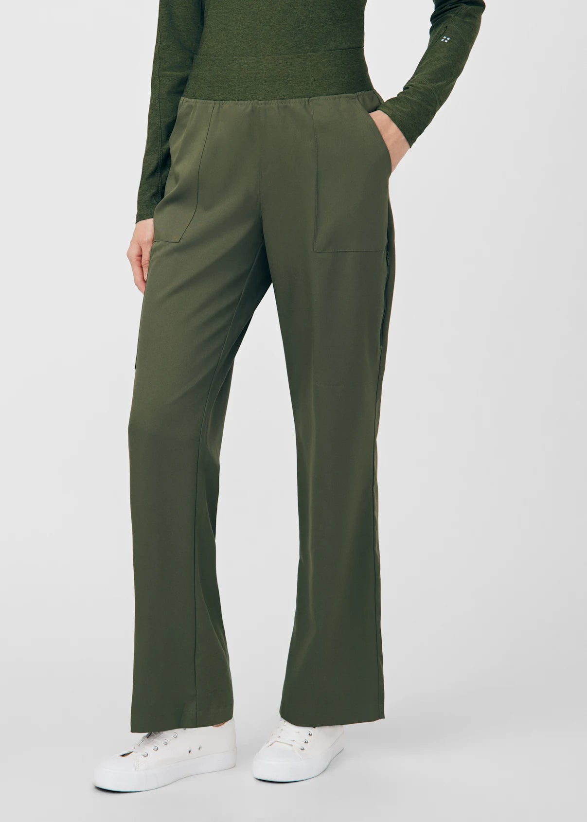 Pantalón Clínico Mujer Vibe WB421 Olivo