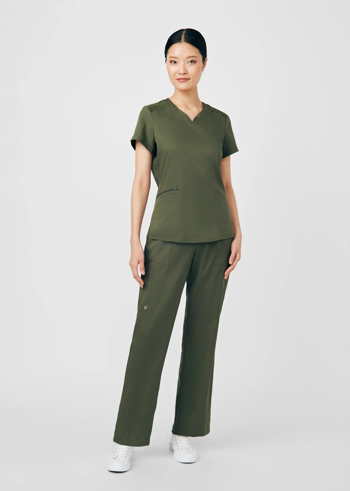 Pantalón Clínico Mujer Vibe WB421 Olivo