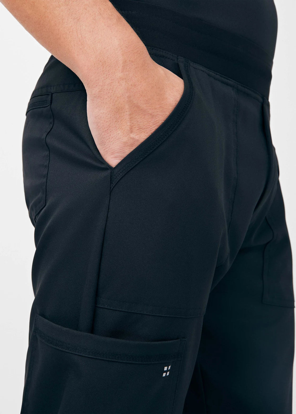 Pantalón Clínico Hombre Jogger Vibe WB431 Negro