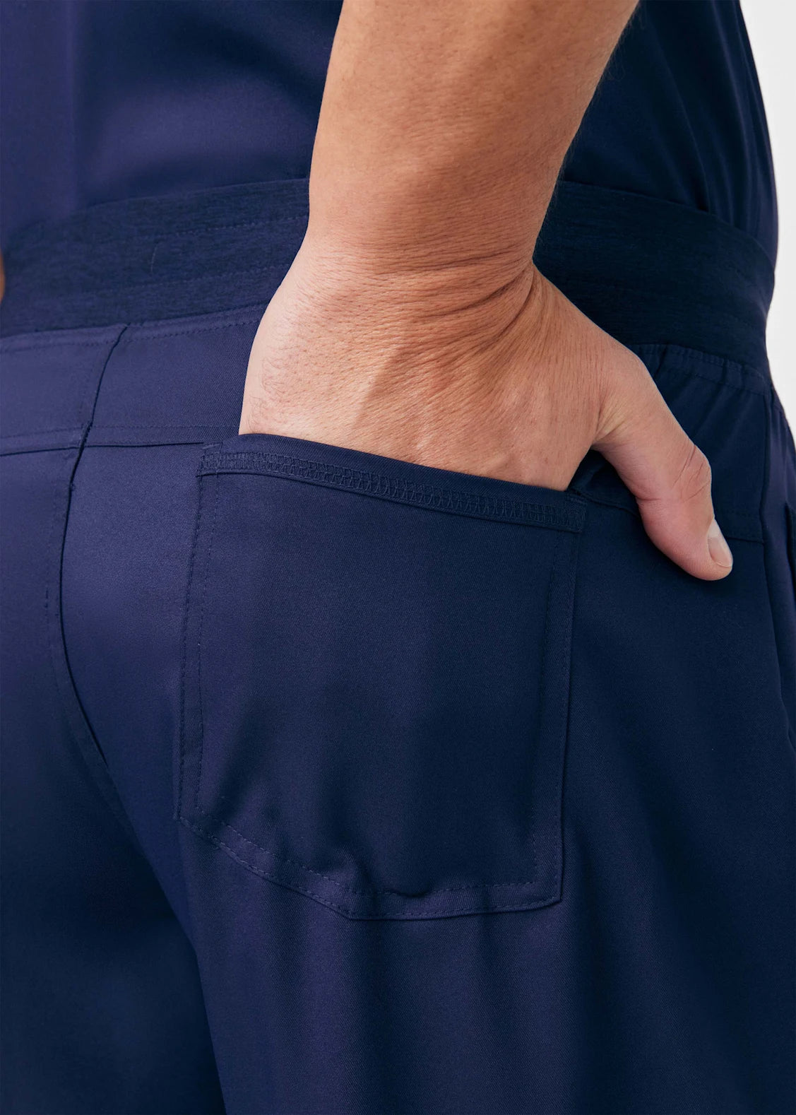 Pantalón Clínico Hombre Jogger Vibe WB431 Azul Marino