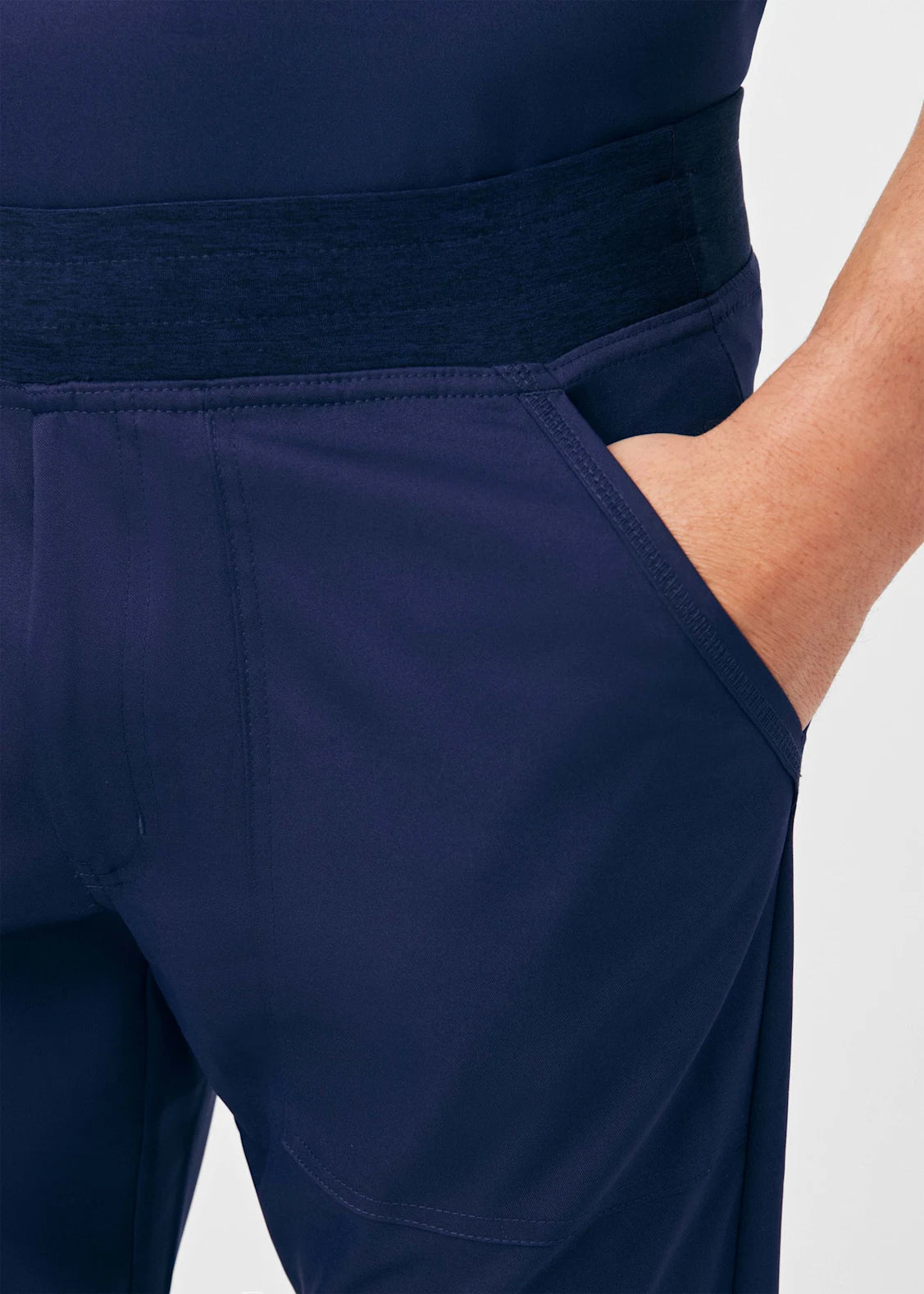 Pantalón Clínico Hombre Jogger Vibe WB431 Azul Marino