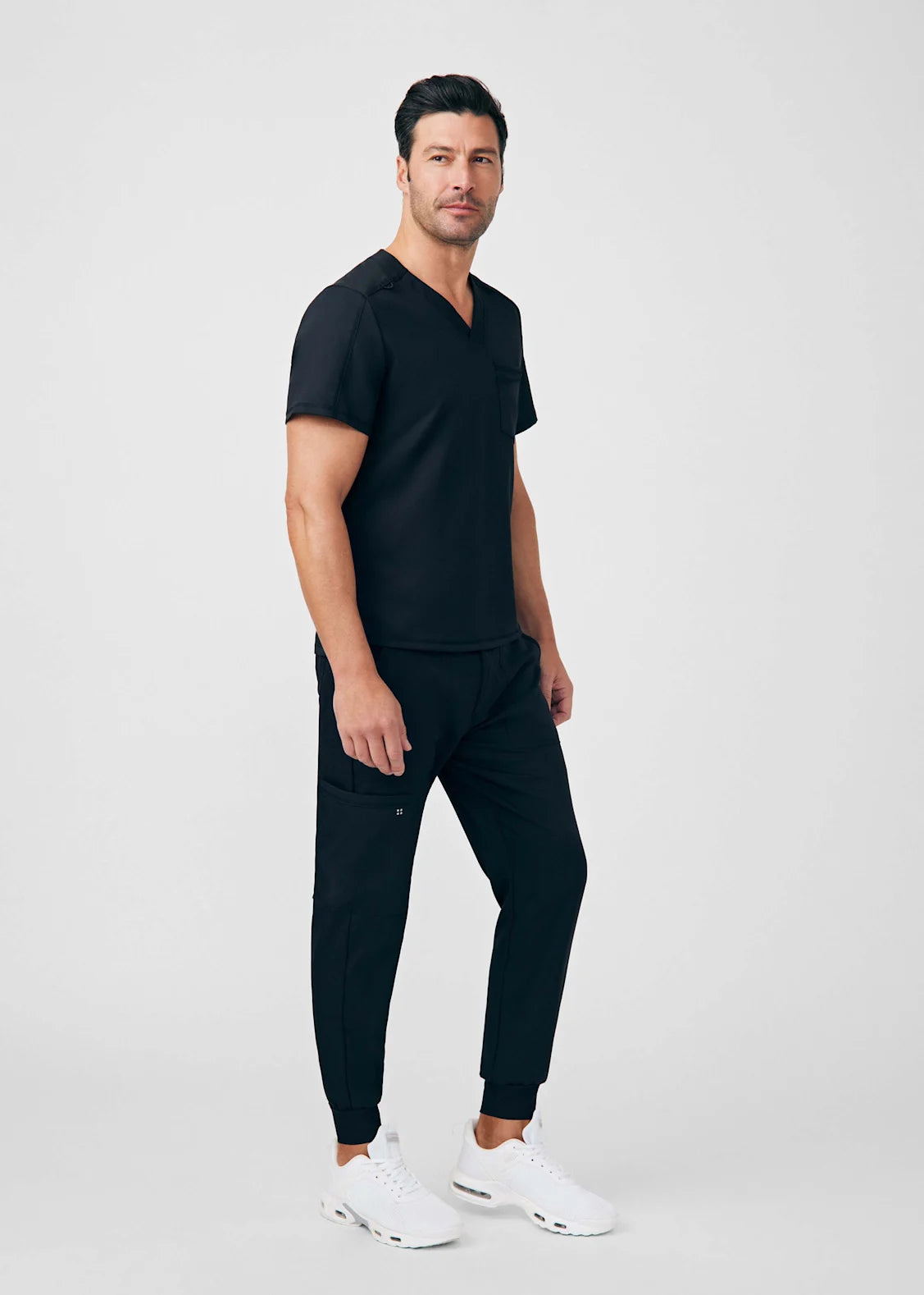 Polera Clínica Hombre Vibe WT150 Negro