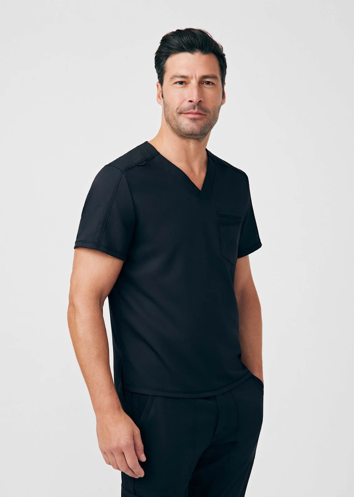 Polera Clínica Hombre Vibe WT150 Negro
