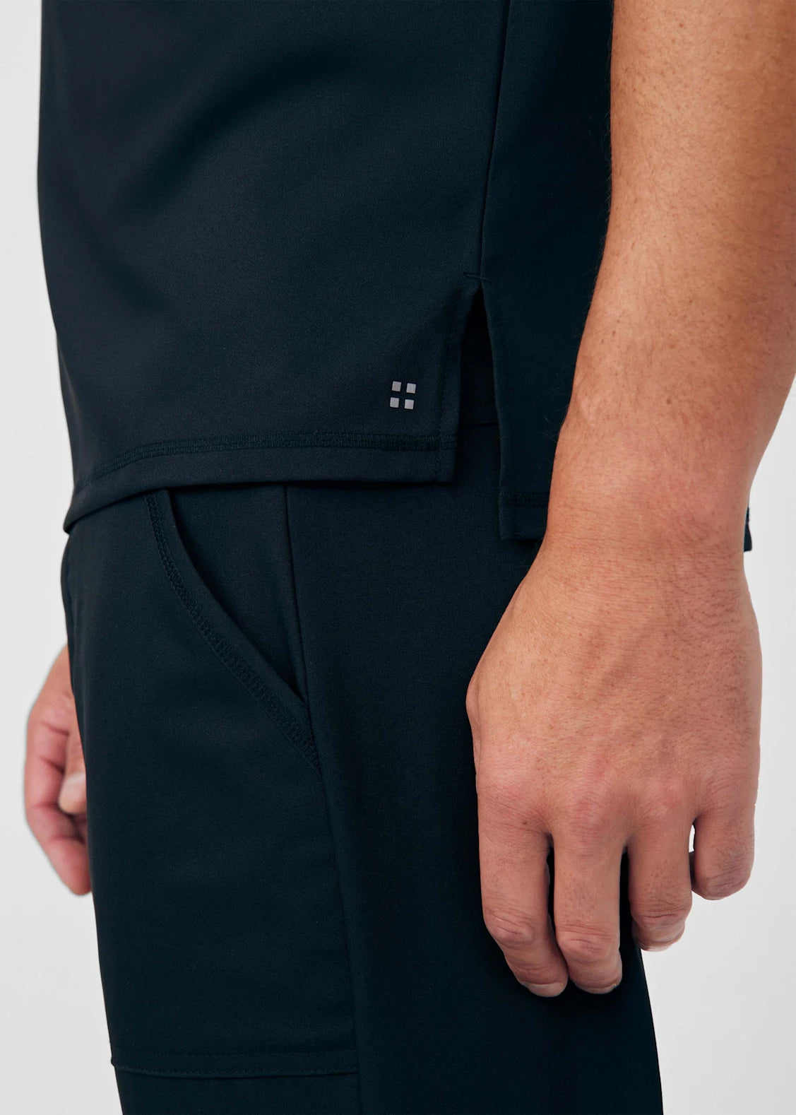 Polera Clínica Hombre Vibe WT150 Negro