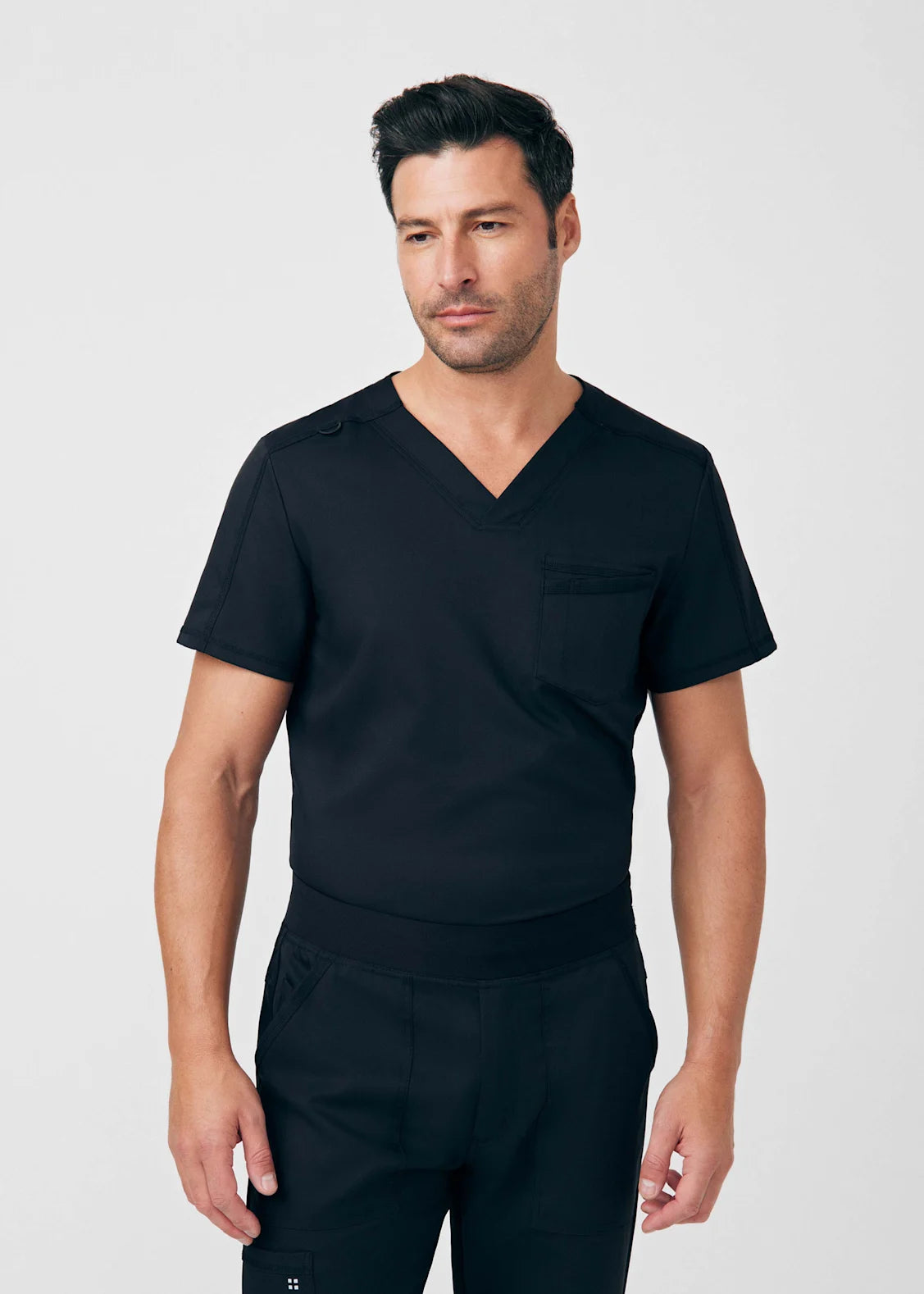Polera Clínica Hombre Vibe WT150 Negro