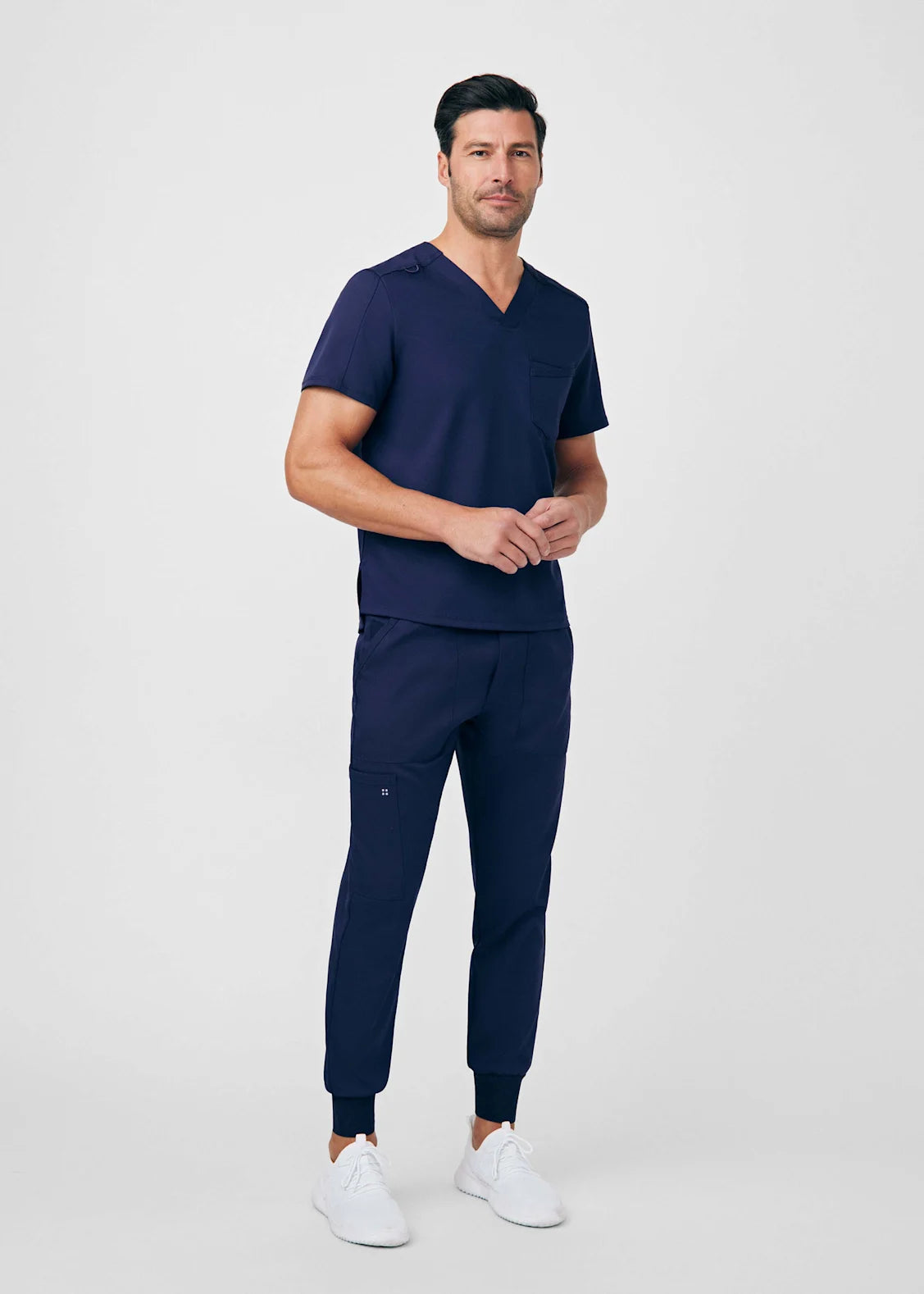 Polera Clínica Hombre Vibe WT150 Azul Marino